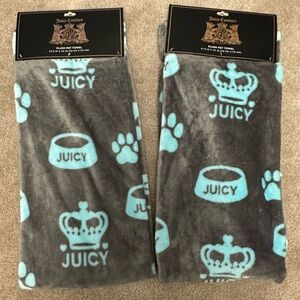 Juicy Couture Plush Pet Towel Blanket